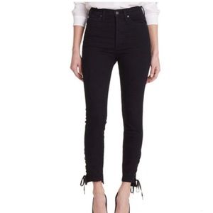 Citizens of Humanity NWT Olivia High Rise Slim Ankle Black jeans 24